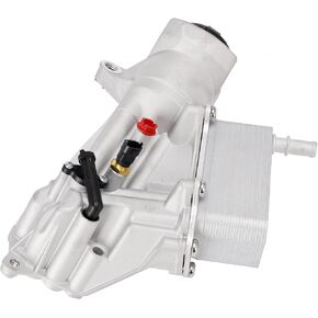 Aluminum Engine Oil Cooler and Oil Filter Housing Adapter Gaskets Sensor Fit for 2014-2019 Ram 1500 3.0l v6 turbo diesel engine 68229403AA,68531248AA,68624177AA in Saudi Arabia