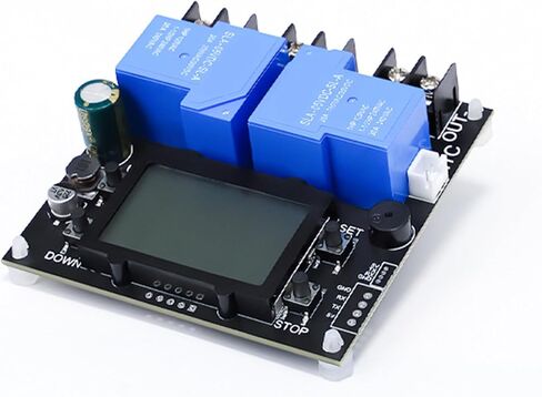 Automatic Low Voltage Cut-off Switcher DC 10V with 110V Relay LCD Display 30A Lead Battery Automatic Battery Protection in Saudi Arabia
