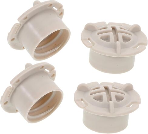 4pcs Grey Plastic Screw Cap Covers for Slides Inner Diameter Safety Protectors for Indoor Playroom Slide Accessories Replacement Parts in Saudi Arabia