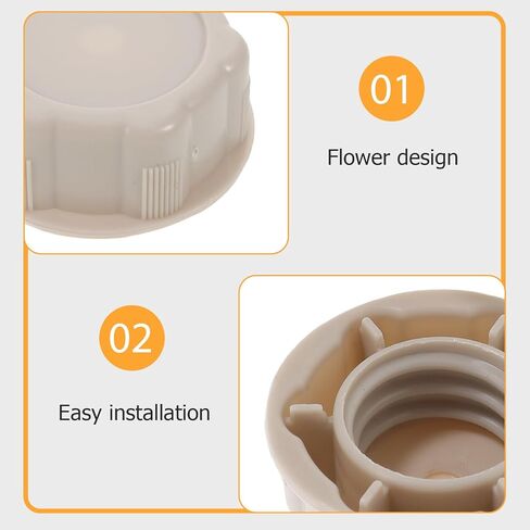 2pcs Slide Accessory Bolt Caps: Plastic Screw and Nut Caps - 3cm Inner Diameter - Playground Bolt Covers - Kids Slide Fixing Covers for Secure Installation in Saudi Arabia