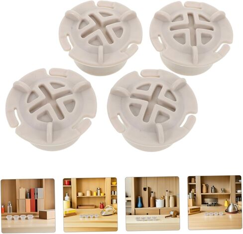 4pcs Plastic Screw Caps for Indoor Slides Inner Diameter Gray Nontoxic Covers for Enhanced Safety and Screw Protection Compatible with Various Slide Models in Saudi Arabia
