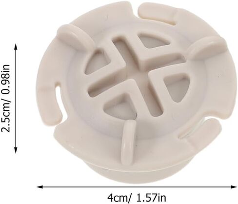 Uonlytech 4pcs Grey Plastic Slide Screw Caps Inner Diameter Fixing Protective Covers Anti-loosening Non-Toxic Material Playroom Slide Accessories in Saudi Arabia