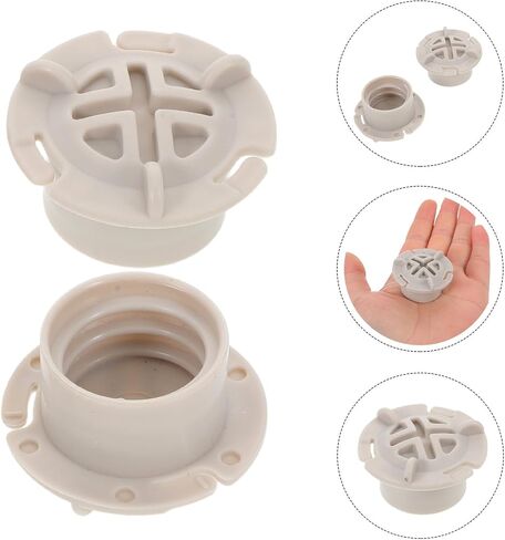 Uonlytech 4pcs Grey Plastic Slide Screw Caps Inner Diameter Fixing Protective Covers Anti-loosening Non-Toxic Material Playroom Slide Accessories in Saudi Arabia