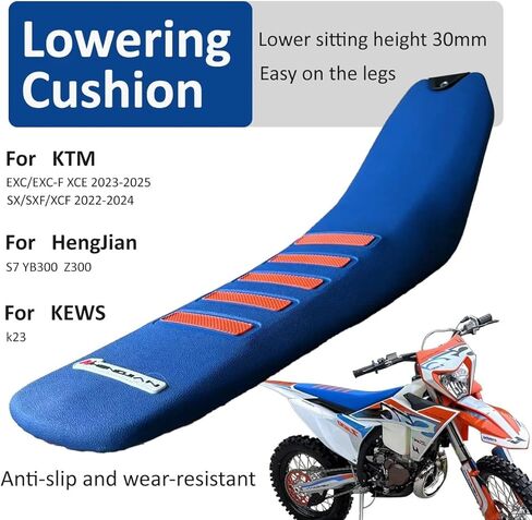 2025 جديد موتوكروس مقعد مقعد 30 مللي متر أقل من الأصلي ل KTM EXC EXCF SX SXF XC XCF XCW XCFW 2023 2024 دراجة نارية 250 300 150 in Kuwait