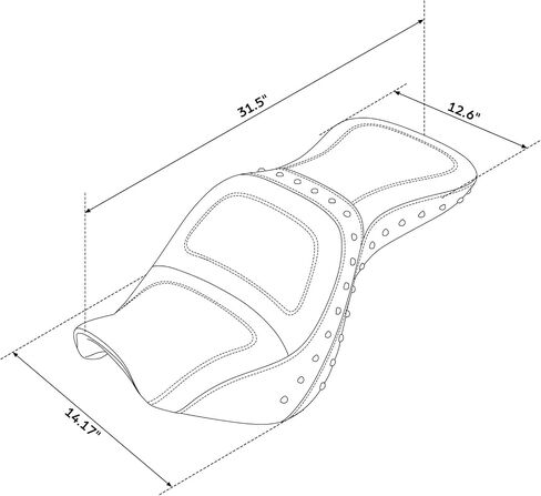 Green-L Rider&Passenger 2 Up Seat Fit for Kawasaki VN900 Vulcan Classic 2006-2025 Motorcycle Cushion in Saudi Arabia