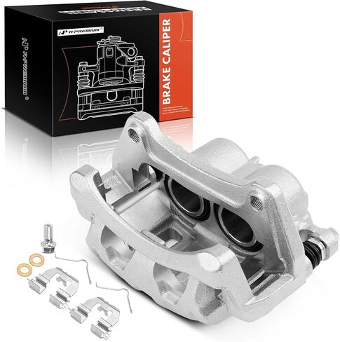A-Premium Disc Brake Caliper Assembly with Bracket Compatible with Acura RDX 2019 2020 2021, 2.0L - Front Right Passenger Side in Saudi Arabia