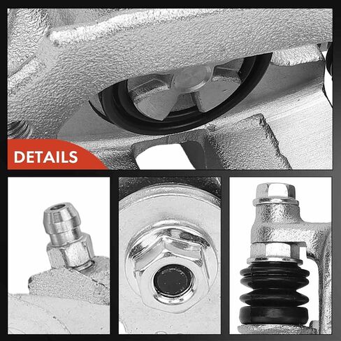 مجموعة فرجار قرص الفرامل الممتازة مع دعامة متوافقة مع Ford Focus 2000-2007 - السائق الخلفي وجانب الراكب، قطعتان in Saudi Arabia
