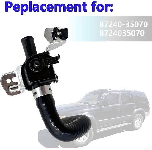 87240-35070 HVAC Heater Water Control Valve Compatible with Toyota 4Runner 1998–2002 | Replace 87240-35070 8724035070 | Engine Coolant Heating Flow Valve Assembly in Saudi Arabia
