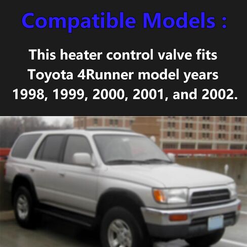 87240-35070 HVAC Heater Water Control Valve Compatible with Toyota 4Runner 1998–2002 | Replace 87240-35070 8724035070 | Engine Coolant Heating Flow Valve Assembly in Saudi Arabia