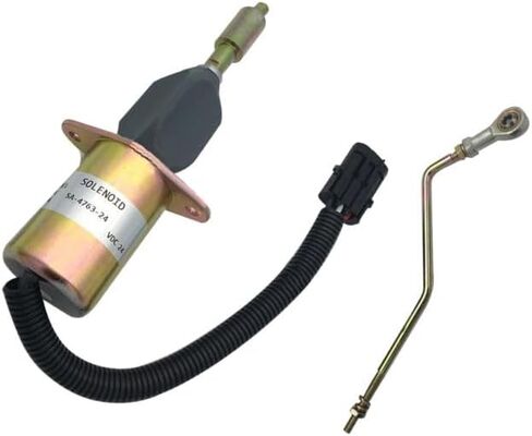 Fuel Stop Solenoid 3935457 3935459 SA-4762-24 SA-4763-24 For Cummins Excavator 6CT Diesel Engine 4BT 6BT 5.9L 8.3L C8.3-250 New Aftermarket Parts in Saudi Arabia