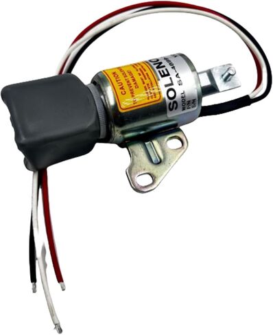 24V Shut Down Solenoid SA-4899-24 1756ES-24SULB1S5 For Kubota Engine Generator D722 D902 Z482 24V F1900 K008 Gl7000 Gl9000 Gl9000A J106 J108 J310 Aftermarket Parts in Saudi Arabia
