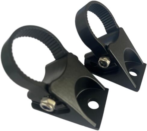 Riloer 2 Pcs 1.5 Inch Aluminum Aolly Roll Bar Pillar Roll Cage Bar LED Light Pod Mounting Brackets, LED Work Light Bar Roll Bar Pillar Mount Brackets, for Most Off-Road Vehicles Trucks UTVs in Saudi Arabia