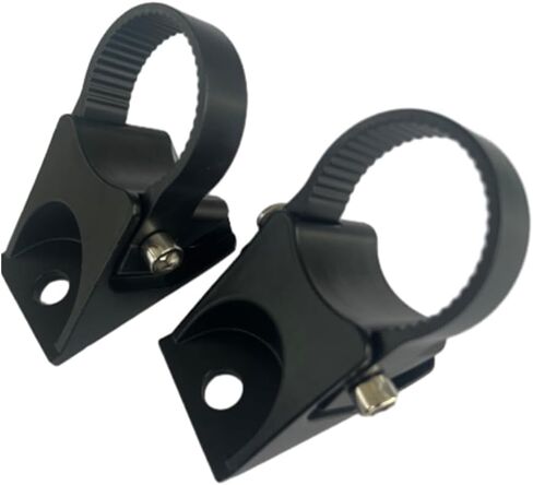 Riloer 2 Pcs 1.5 Inch Aluminum Aolly Roll Bar Pillar Roll Cage Bar LED Light Pod Mounting Brackets, LED Work Light Bar Roll Bar Pillar Mount Brackets, for Most Off-Road Vehicles Trucks UTVs in Saudi Arabia