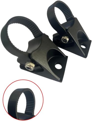 Riloer 2 Pcs 1.5 Inch Aluminum Aolly Roll Bar Pillar Roll Cage Bar LED Light Pod Mounting Brackets, LED Work Light Bar Roll Bar Pillar Mount Brackets, for Most Off-Road Vehicles Trucks UTVs in Saudi Arabia