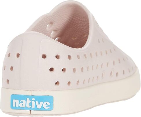 Native Shoes Kids Jefferson (طفل صغير/طفل كبير) - أحذية للأطفال - جزء علوي من مادة EVA - بطانة ونعل داخلي من مادة EVA وردي بارد/أبيض 12 Little Kid M in Kuwait