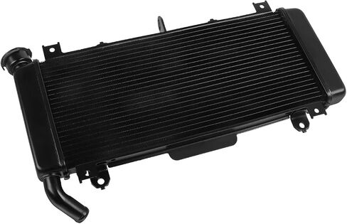 Compatible with Kawasak Ninja 650 Z650 Z ER650 ABS 2017‑2023 Motorcycle Aluminum Engine Radiator Coolant Cooler Cooling Water Tank(A Carbon Fiber) in Saudi Arabia
