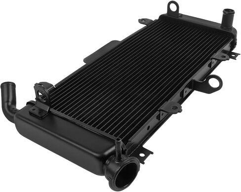 Compatible with Kawasak Ninja 650 Z650 Z ER650 ABS 2017‑2023 Motorcycle Aluminum Engine Radiator Coolant Cooler Cooling Water Tank(A Carbon Fiber) in Saudi Arabia