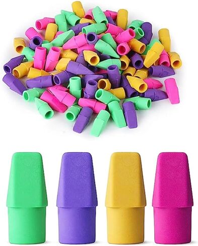 50 Pack Pencil Top Erasers, Eraser Cap Topper for Pencils Supplies for Teachers Classroom in Saudi Arabia