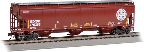 قطارات باخمان - Trinity 5161 3-Bay Covered Hopper - BNSF #479363 (Circle Cross) - مقياس HO in Kuwait