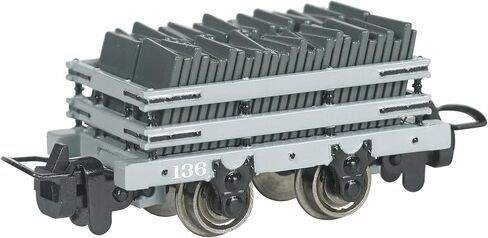 Bachmann Trains - Thomas & Friends™ Narrow Gauge Slate Wagon with Load #136 - HO Model That Runs On N Scale Track in Saudi Arabia