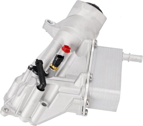 Aluminum Engine Oil Cooler and Oil Filter Housing Adapter Gaskets Sensor Fit for 2014-2019 Ram 1500 3.0l v6 turbo diesel engine 68229403AA,68531248AA,68624177AA in Saudi Arabia
