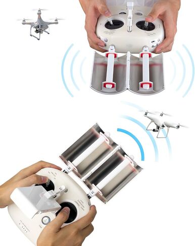 معزز نطاق إشارة الهوائي مكافئ قابل للطي لـ DJI Phantom 4/Pro/Advanced/Pro V2.0/RTK؛ 3/برو/4K/SE/محترف/متقدم؛ إشارة جهاز إرسال وحدة التحكم Inspire 1/2 لشظية ممتدة ممتدة in Saudi Arabia