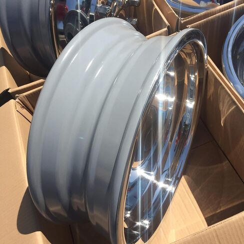 Set of 4 Wheel Simulators 19.5" Dually for 2005-2021 Ford F450 F550 10 Lug Stainless Steel Dually Simulators in Kuwait