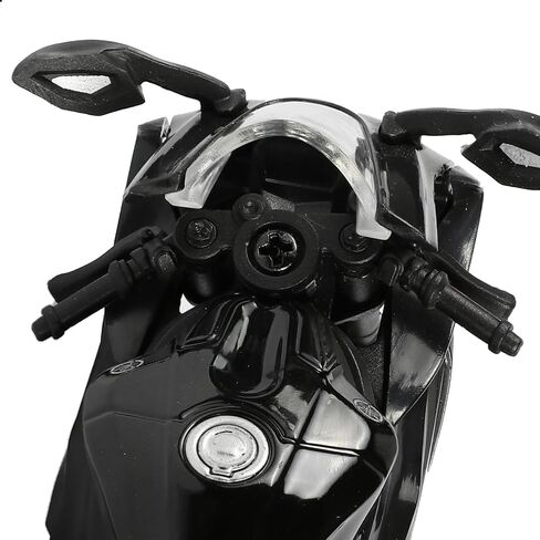 لعبة نموذج دراجة نارية 1:18 من أجل Yamaha YZF-R1 1000R معدنية مصبوبة مع نموذج دراجة نارية بلاستيكي لا يتطلب تجميع هدية موتو صغيرة نهائية للبالغين (أسود) in Saudi Arabia