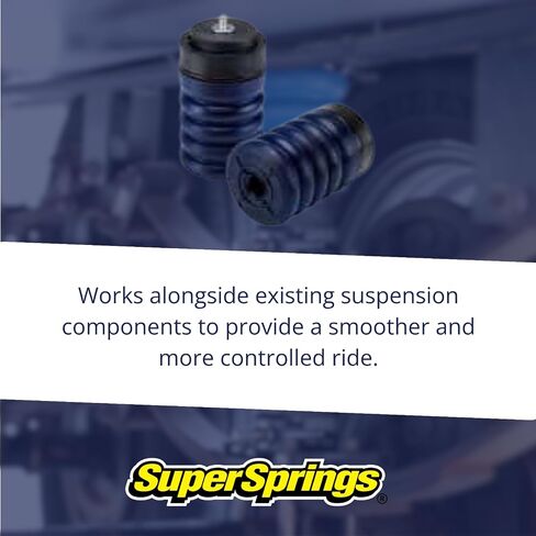 SuperSprings SSR-121-47 | SumoSprings Rear for Ford Transit 150|250|350, black in Saudi Arabia