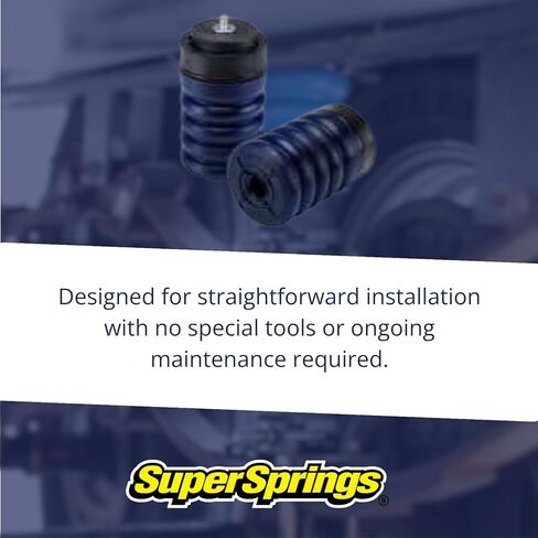 SuperSprings SSR-121-47 | SumoSprings Rear for Ford Transit 150|250|350, black in Saudi Arabia