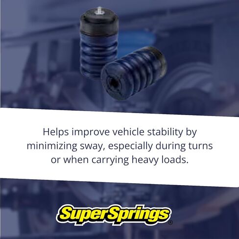 SuperSprings SSR-121-47 | SumoSprings Rear for Ford Transit 150|250|350, black in Saudi Arabia