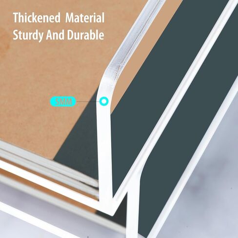 2 Pack Acrylic Paper Tray Organizer for Desk Clear File Organizer,Acrylic Desk Organizers and Accessories Sorter,Perfect for File Paper, Ipad, Letter, A4 Office File, Books, Notes. in Saudi Arabia