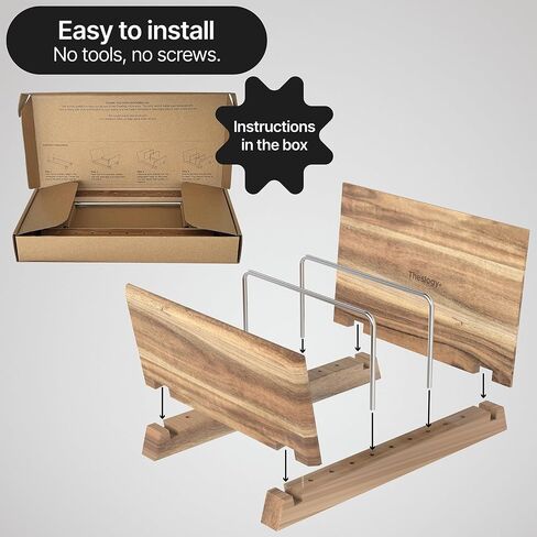 Vinyl Record Storage Holder - Solid Acacia Wood & Metal, Sturdy Record Storage for 50-70 Albums, Elegant Vinyl Holder in Saudi Arabia