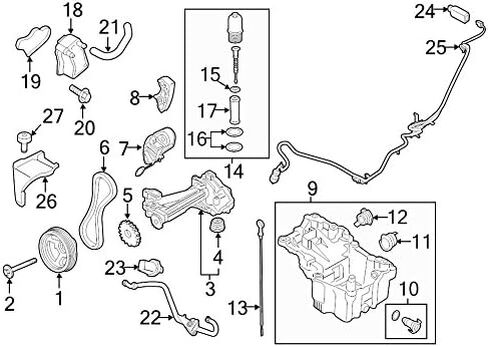 New Genuine Ford Engine Oil Pump Pickup Tube Gasket (2015-2023) OE FT4Z6626A in Saudi Arabia