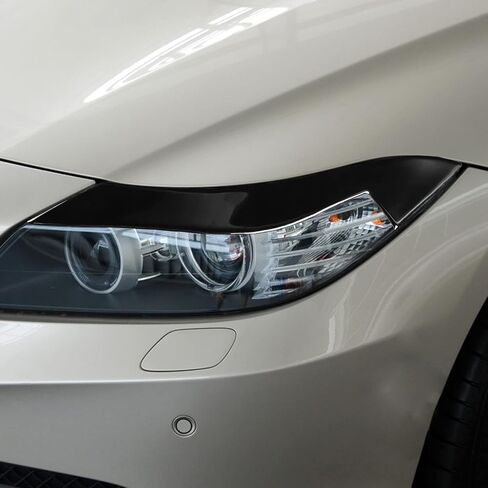 2pcs Gloss Black Car Headlight Eyebrows Eyelids for for BMW Z4 E89 2009 2010 2011 2012 2013 2014 2015 Body Kits Tuning Car Stickers Car Headlight HearLamp Eyelid Trim Cover in Saudi Arabia