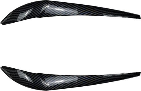 حواجب السيارة الأمامية لسيارة BMW X3 F25 X4 F26 2014-2017 غطاء حواجب السيارة الأمامي StripsA-أسود لامع in Saudi Arabia