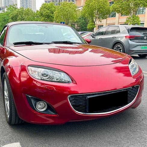 غطاء حواجب المصباح الأمامي لمازدا MX-5 NC Miata 2009-2015 أسود in Kuwait