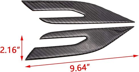 x xotic tech Front Headlight Eyelid Edge Real Carbon Fiber Sporty Racing Frame Decal Trim Compatible with Toyota Camry 2018-2020 in Saudi Arabia