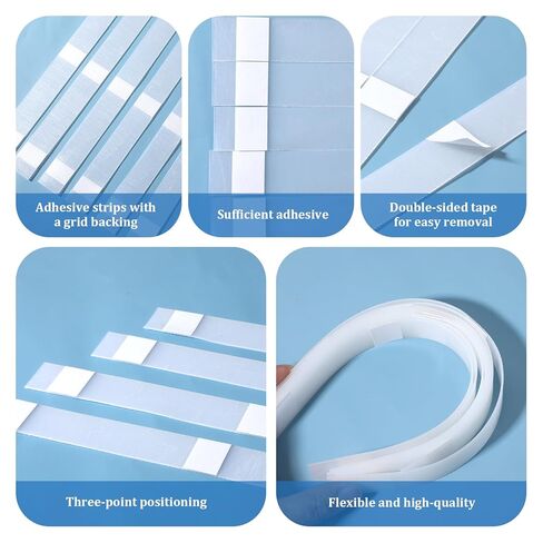 50 قطعة من شرائط الصمغ مع دعامة شبكية، 0.98 بوصة/25 مم شرائط صمغ لاصقة تذوب بالحرارة، شريط ربط لإصلاح تجليد الكتب بسعة 86-100 ورقة in Kuwait