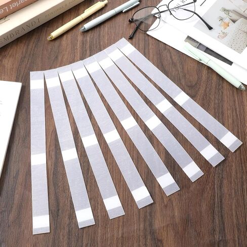 50 قطعة من شرائط الصمغ مع دعامة شبكية، 0.98 بوصة/25 مم شرائط صمغ لاصقة تذوب بالحرارة، شريط ربط لإصلاح تجليد الكتب بسعة 86-100 ورقة in Kuwait