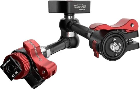 IFOOTAGE 11" Spider Crab Magic Arm MA5-6 Quick Release Mount | Camera Arm Projector Mount with 1/4" & 3/8" Screws, Payload 6KG, Compatible with Cameras Monitor Phone Lights Projector in Saudi Arabia