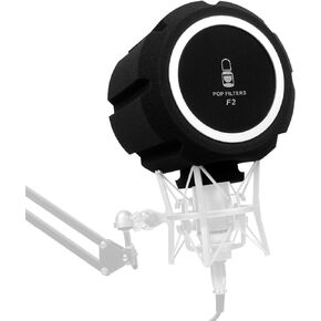 كرة عزل درع الرياح للميكروفون، غطاء إسفنجي للزجاج الأمامي، مرشح بوب صوتي لتسجيل الاستوديو وامتصاص الصوت وإلغاء الضوضاء in Kuwait