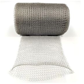 Copper Mesh Roll,5"X 30 Ft Wire Mesh Hole Fill Fabric Double Layer Copper Fabric Wool Hole Filler Used for Garden and House Decor-DIY Kit Hole Filler for Distilling,Blocker for Hole
