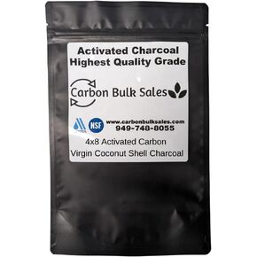 Carbon Bulk Sales - Activated Carbon for Air Filtration - 4x8 Mesh Size (1 Pound)