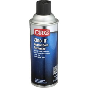 CRC Zinc-It Instant Cold Galvanize Zinc Rich Galvanize Coating 18412â€“ 13 Wt Oz., Quick-Dry Rust- Corrosion-Resistant Coating