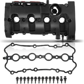 A-Premium Engine Valve Cover, with Gasket & Bolts, Compatible with Audi A4 2005-2006, A4 Quattro 2005-2009, L4 2.0L DOHC, Replace # 06D103469N