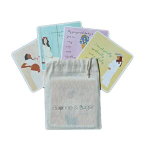 Pregnancy Affirmation Cards for New Moms, Uplifting Mindful Positive Inspirational Handmade Pregnancy Gift, Emotional Support for New Pregnant Mothers