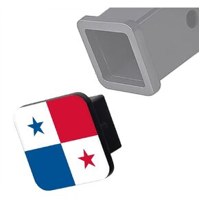2 Inch Honduras Flag Tow Trailer Hitch Cover,Sturdy Rubber Hitch Plug Tube Plug Cap Fits to 2" Tow Hitch Receiver (Honduras Flag)