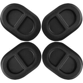 Aochuang 4 Pcs for Jeep Drain Plugs, Rear Floor Pan Body Plugs for 2014-2018 Jeep Wrangler JK & JL, Floor Rubber Replacement Plugs 4 Black Floor Pan Plugs 68194821AA