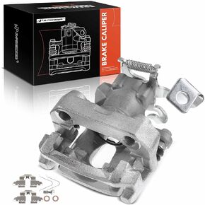 A-Premium Disc Brake Caliper Assembly with Bracket Compatible with Select Toyota Models - Prius 2010-2015, Prius Plug-In 2012-2015, L4 1.8L, Hatchback - Rear Driver and Passenger Side, 2-PC Set